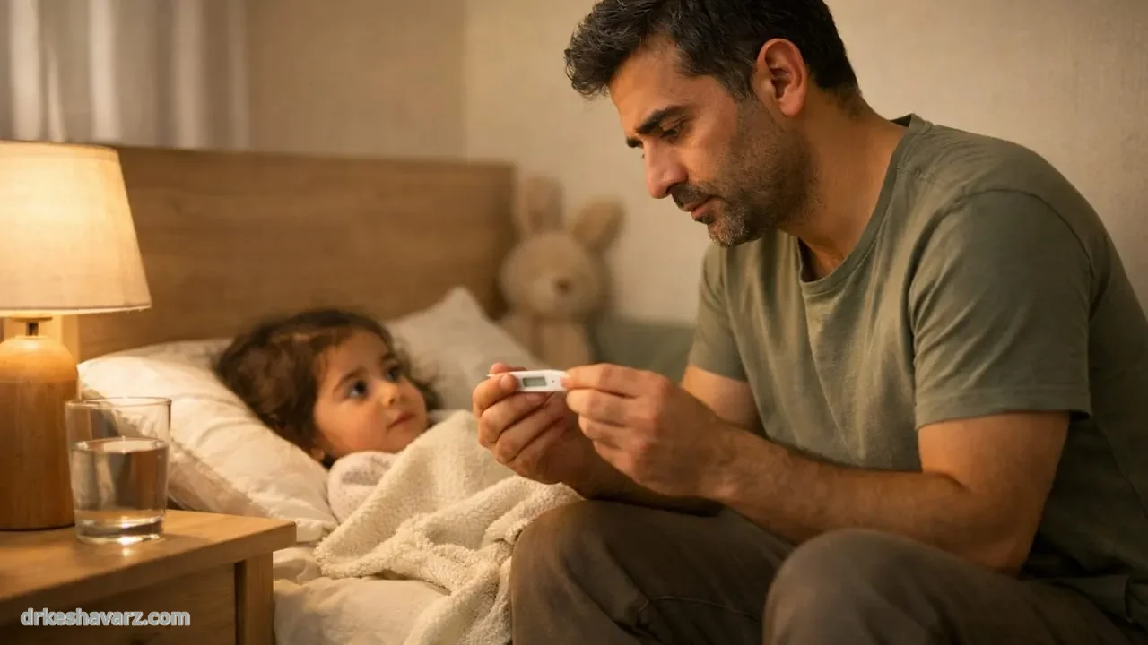 پزشک کودکان با کودک خردسال